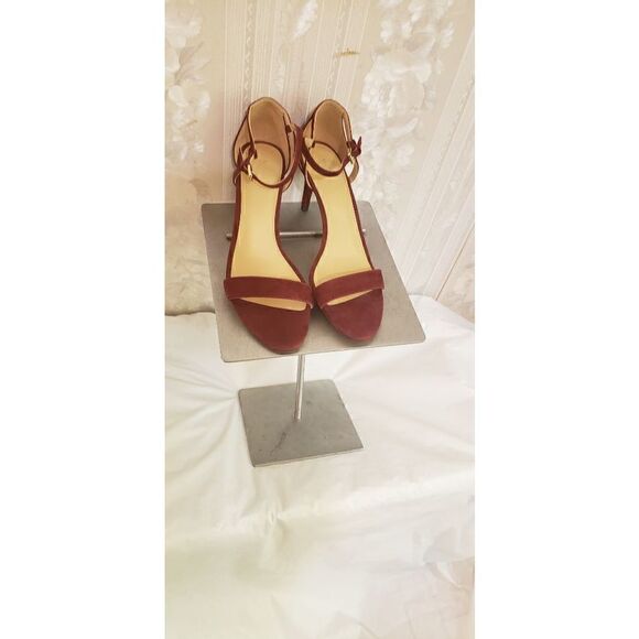 Michael Kors Red Ankle Strap Sandals - Picture 2 of 5